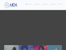 Tablet Screenshot of aada.org.br